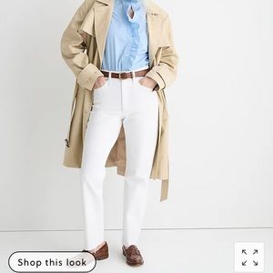 J Crew white Slim Broken In Boyfriend jeans. Size 24.